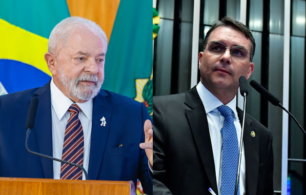 Lula tem 48,8% e Flávio Bolsonaro, 42,3% no segundo turno, aponta pesquisa Atlas/Bloomberg