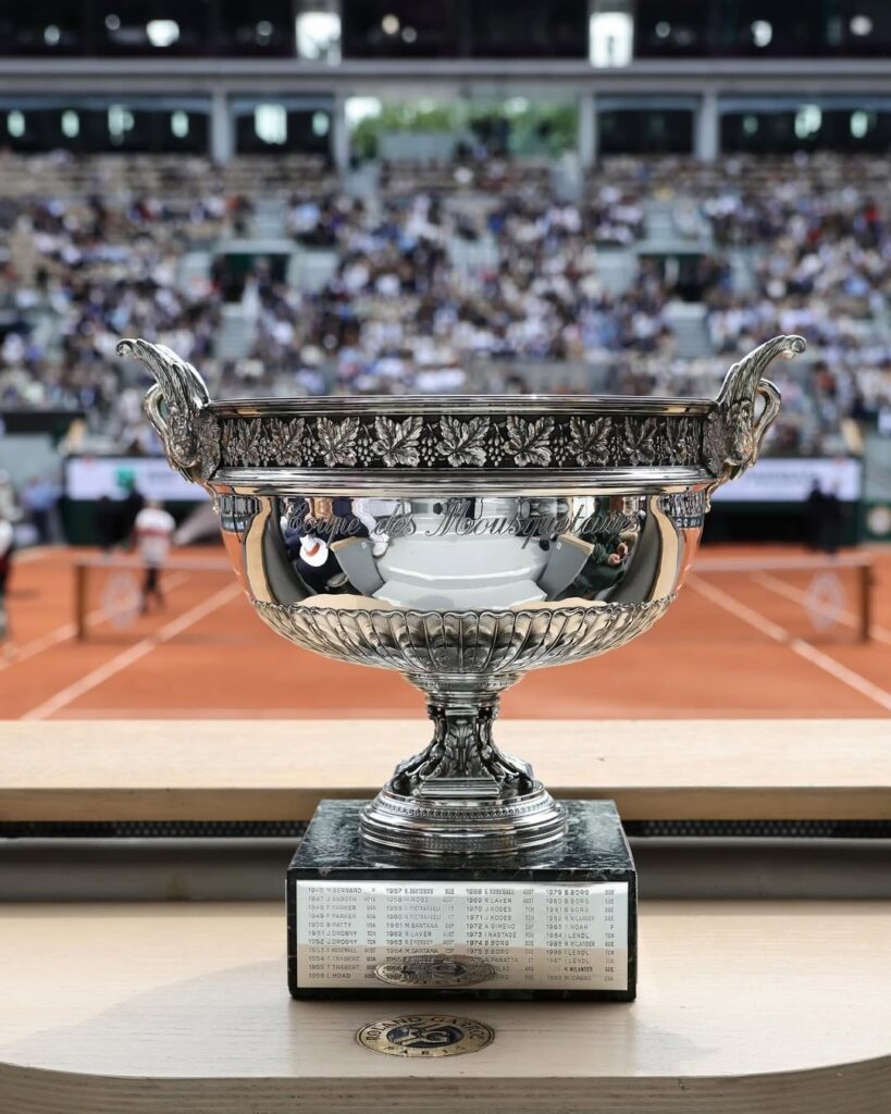 Roland Garros terá premiação recorde de mais de R$ 360 milhões