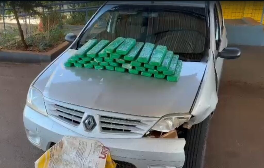 Cerca de 30 kg de maconha são apreendidos durante fiscalização em Jataí
