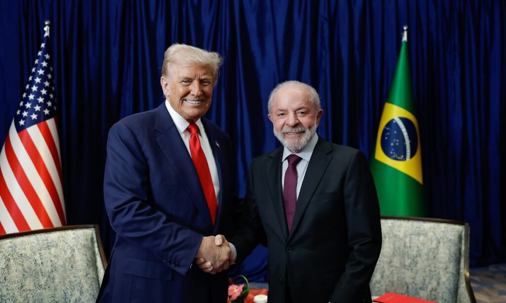 Comércio e crime organizado serão temas da reunião entre Lula e Trump