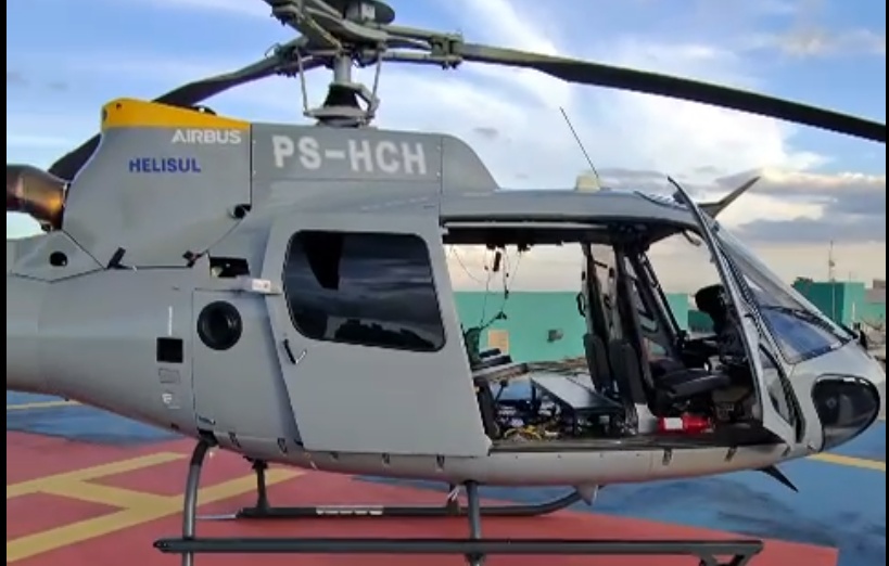 Helicóptero dos Bombeiros realiza dois transportes aeromédicos de crianças em Goiás