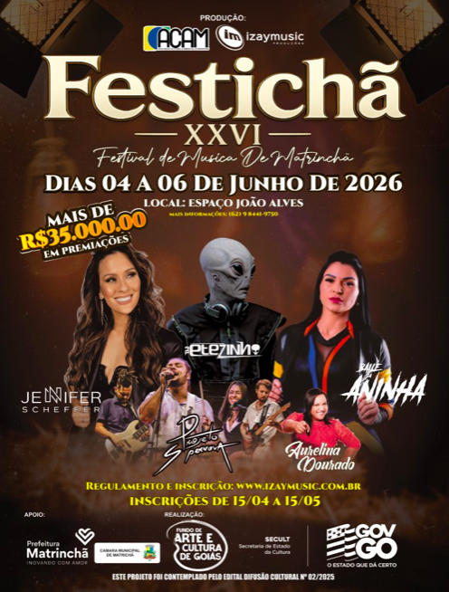 Festichã abre inscrições para edição que distribui mais de R$ 30 mil em prêmios