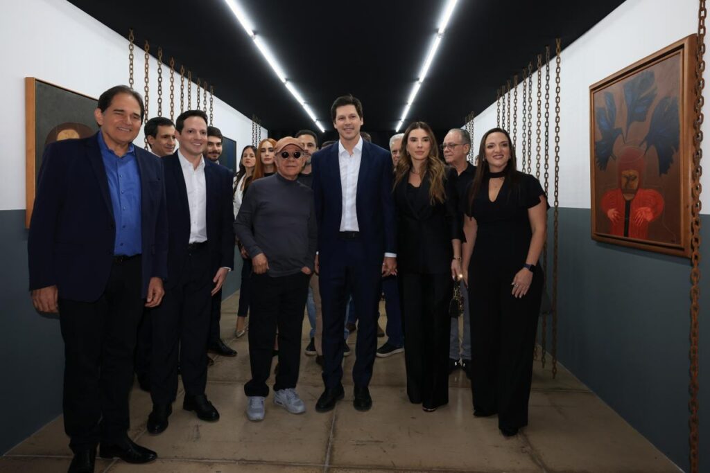 Daniel Vilela destaca produção artística goiana na abertura da exposição “4 Mestres da Arte”