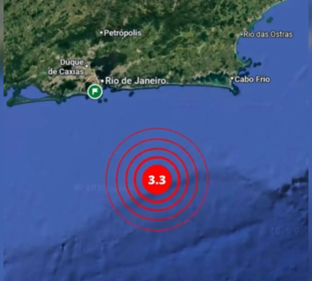 Tremor de terra é registrado no Rio de Janeiro