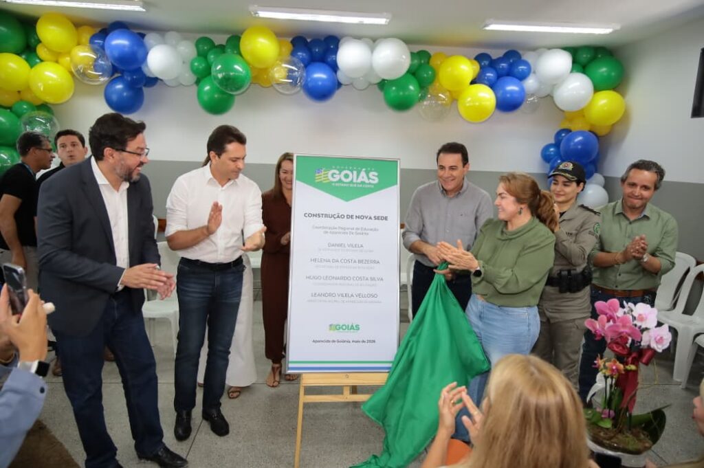 Leandro Vilela participa da entrega da sede da Coordenação Regional de Educação de Aparecida