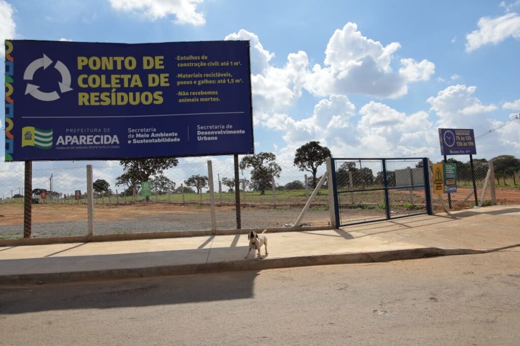 Aparecida de Goiânia ganha ponto de coleta de resíduos no setor Goiânia Park Sul
