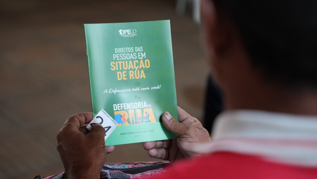 Defensoria atende população em situação de rua durante 8º PopRuaJud em Goiânia