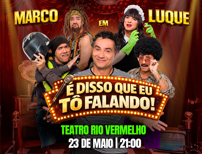 Marco Luque apresenta show de humor em Goiânia