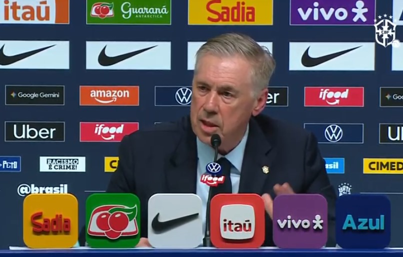 Ancelotti chama Neymar e anuncia lista da Seleção para a Copa do Mundo