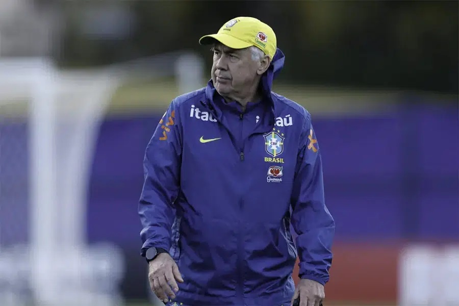 Ancelotti diz que 'Neymar' não precisava ser testado, mas avisa: 'Treino vai decidir quem joga'