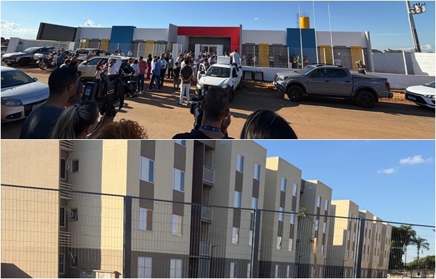 Leandro Vilela vistoria as obras do CMEI e Residencial Vila Romana em Aparecida de Goiânia