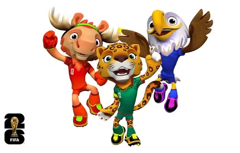 Mascotes do Mundial incluem a águia-careca, animal salvo de extinção