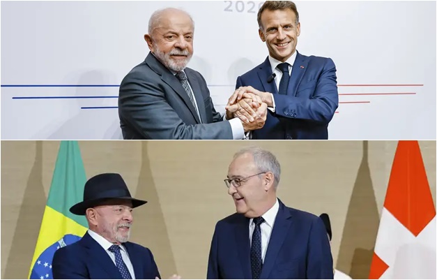 Lula tem encontros com presidentes da França e da Suíça