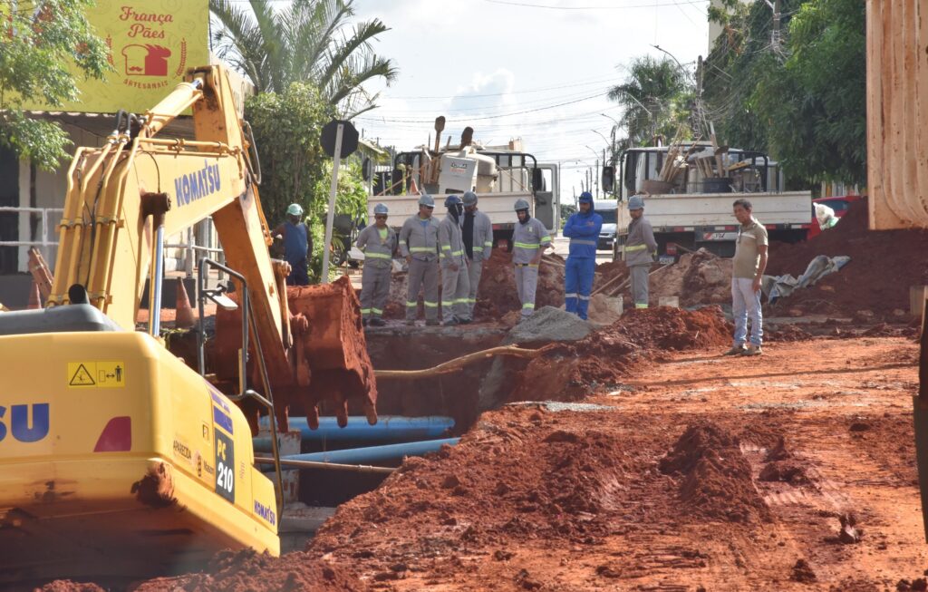 Prefeitura de Aparecida executa novas obras de drenagem no município