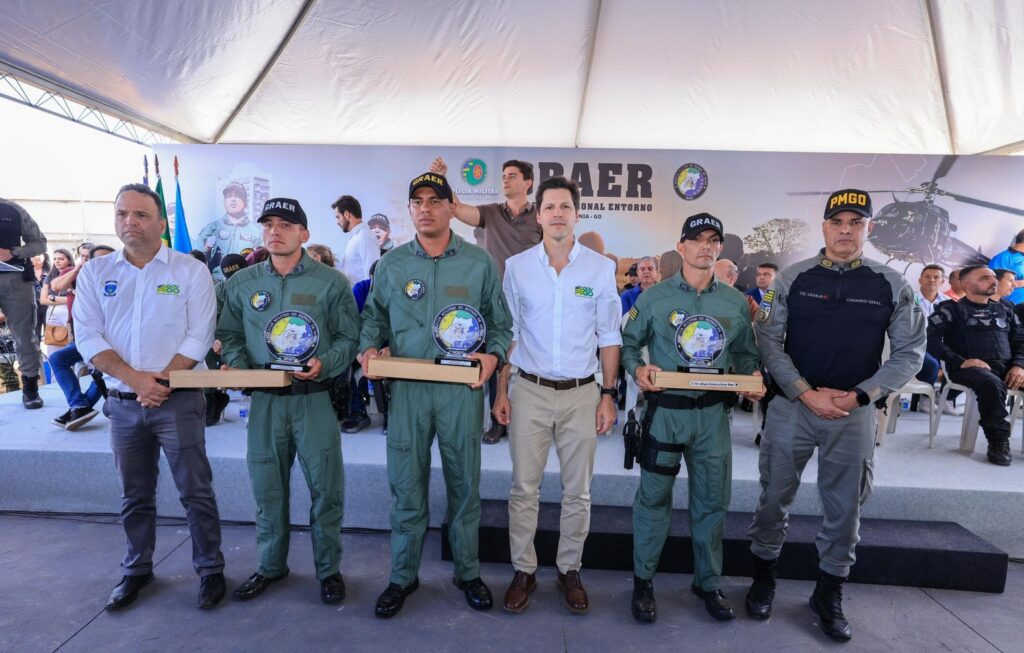 Daniel Vilela inaugura base do Graer em Luziânia