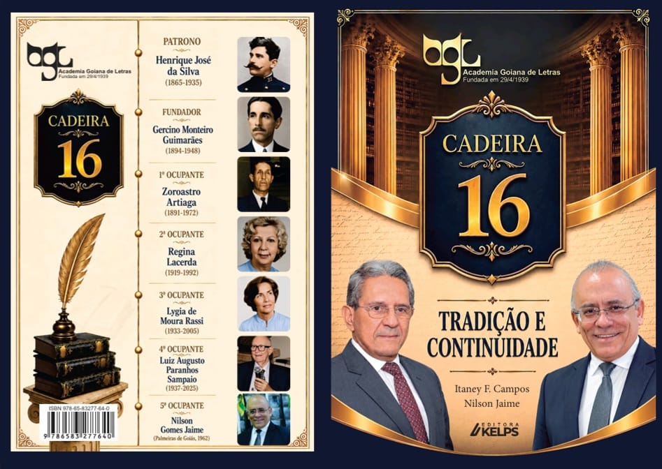Nilson Jaime assume a Cadeira nº 16 da Academia Goiana de Letras