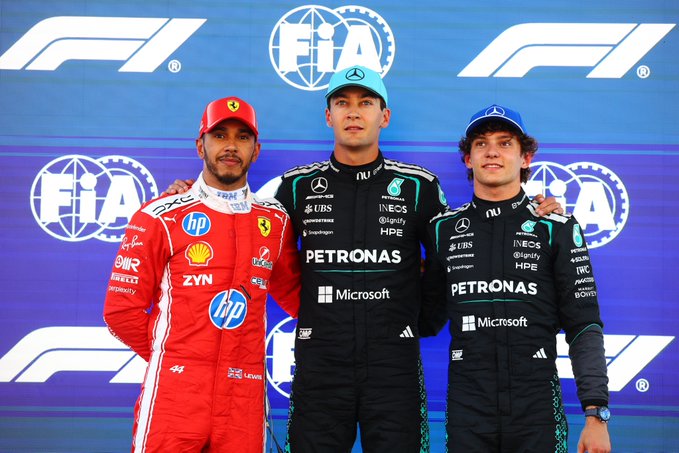 F1: veja o grid de largada do GP de Barcelona com Russell na pole e Bortoleto em 12º