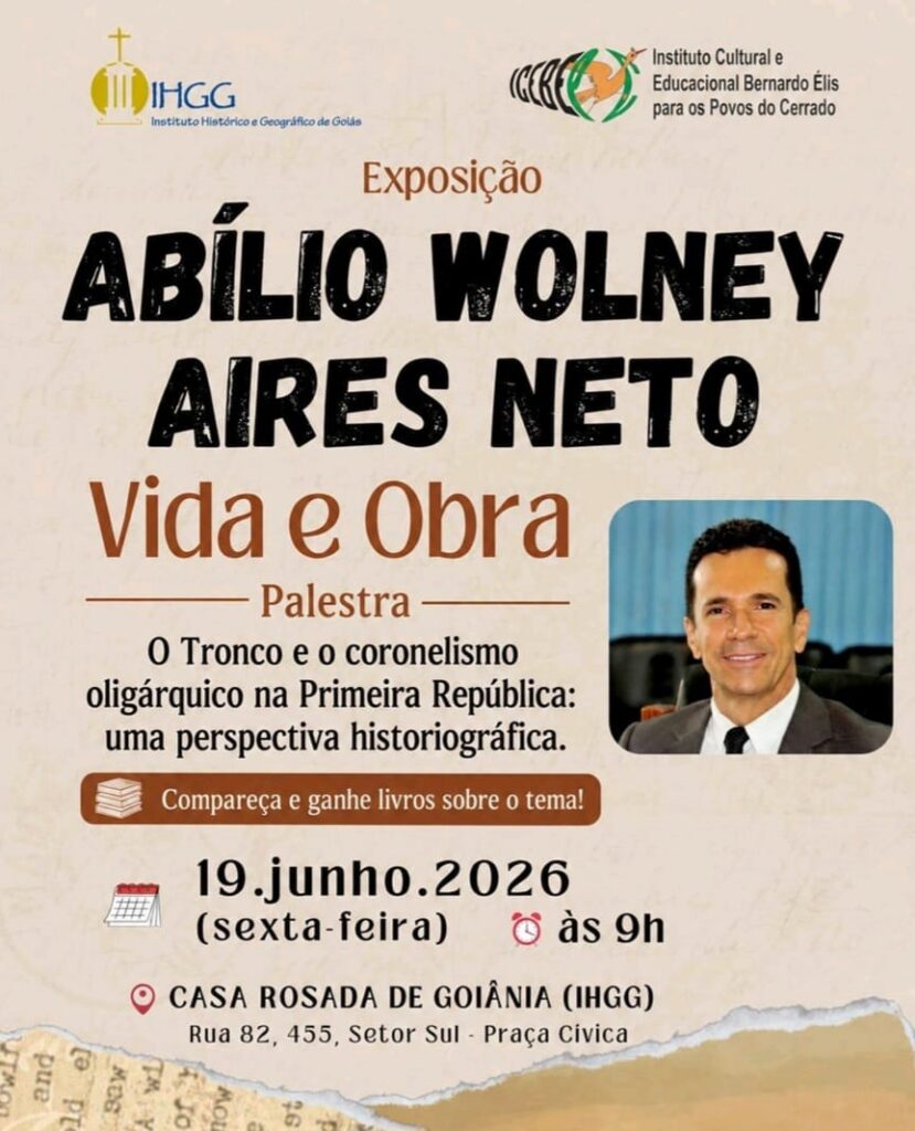 Exposição no IHGG vai celebrar a trajetória de Abílio Wolney Neto