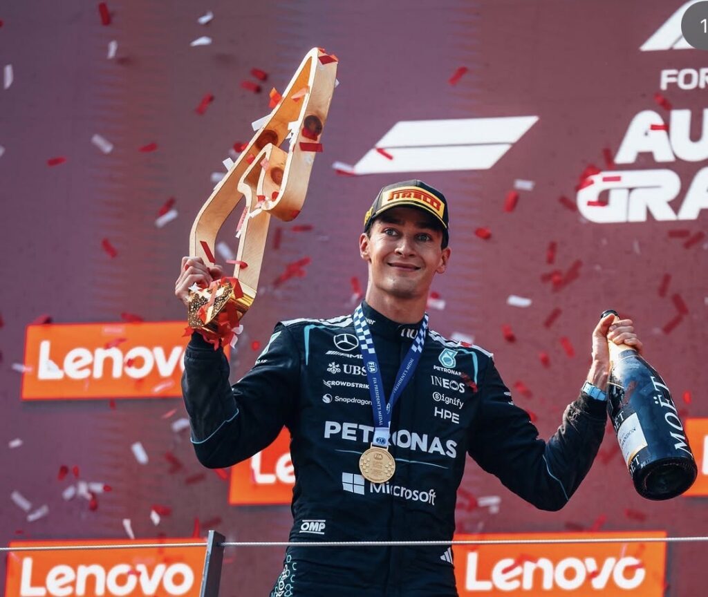 George Russell vence GP da Áustria e recupera vice-liderança da F1