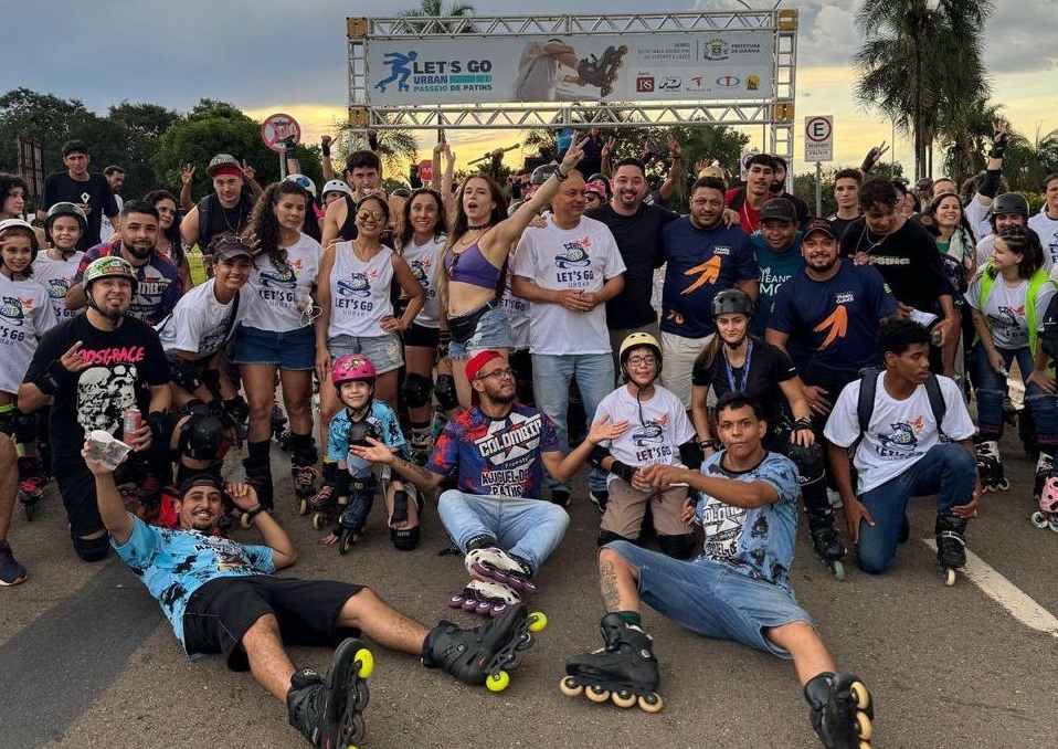 Prefeitura de Goiânia realiza evento de patinação urbana com programação gratuita