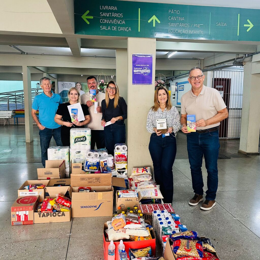 Ação solidária arrecada 2,8 toneladas de alimentos e produtos de higiene em Goiânia