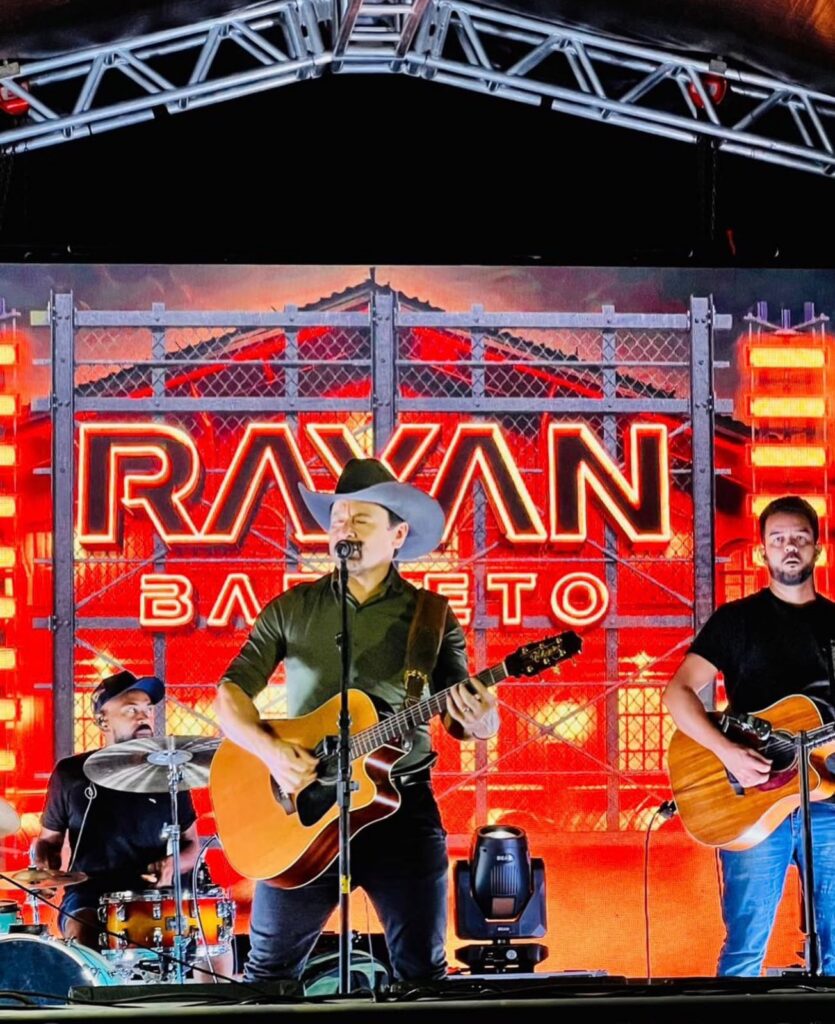 Rayan Barreto é atração desta segunda-feira (22/6) na Festa do Milho em Aparecida de Goiânia
