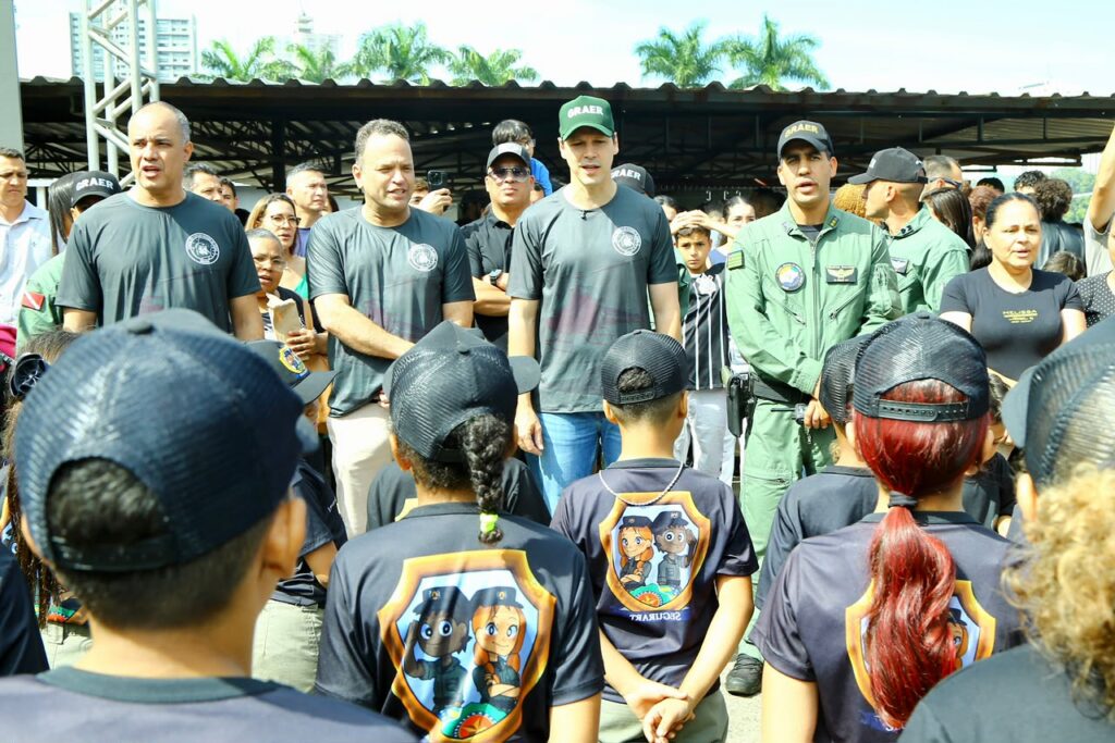 “Seja pelo ar, terra ou água, vamos garantir a segurança dos goianos”, reforça Vilela durante 2º Portões Abertos do Graer