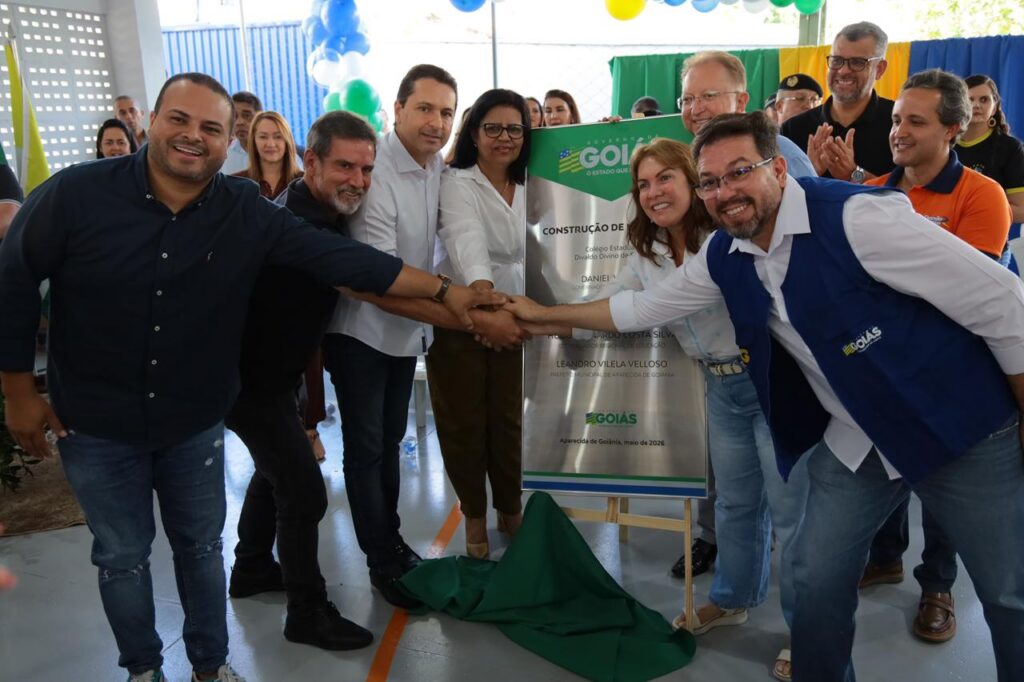 Leandro Vilela inaugura nova sede do Colégio Estadual Divaldo Divino de Souza em Aparecida de Goiânia 