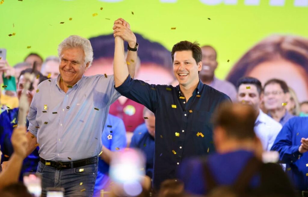 Daniel Vilela e Caiado comandam ato da base governista em Itumbiara