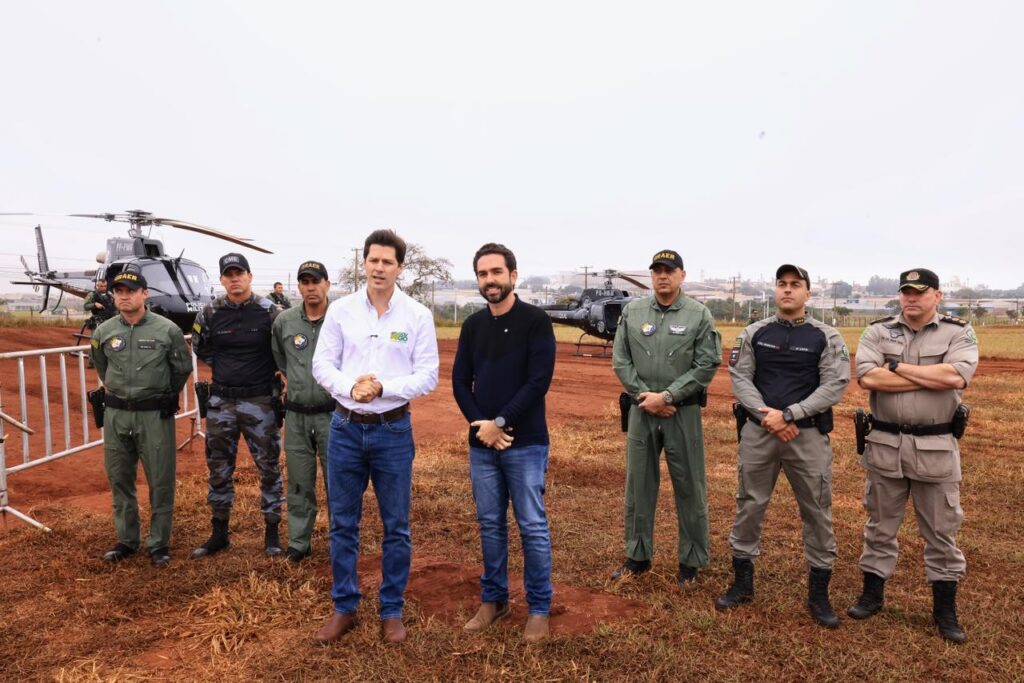 Daniel Vilela anuncia construção de base aérea da Polícia Militar em Rio Verde