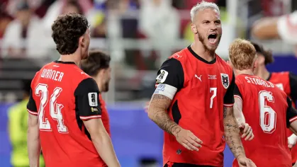 Áustria bate Jordânia por 3 a 1 na primeira rodada da Copa do Mundo