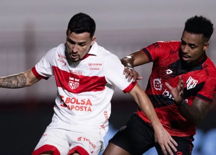 Atlético-GO e CRB ficam no empate em partida animada no estádio Antônio Accioly