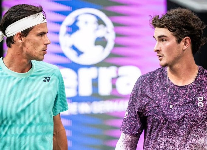 Fonseca sofre com saque de franceses e fica com vice-campeonato de duplas no ATP 500 de Halle