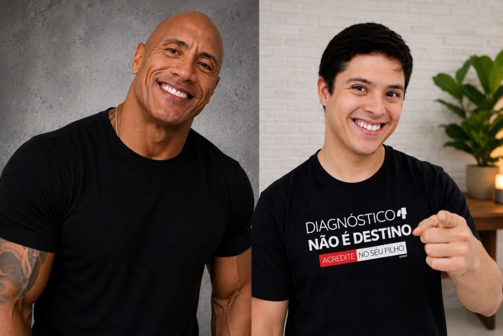 Influenciador goiano João Vitor lança campanha para encontrar The Rock durante passagem do ator pelo Brasil