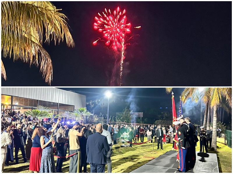 Embaixada dos EUA comemora 250 anos de Independência com queima de fogos