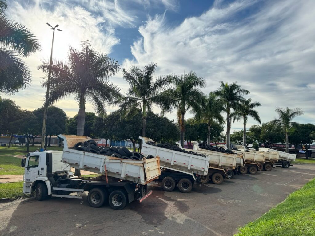 Goiânia tem ponto de coleta para pneus sem uso; confira