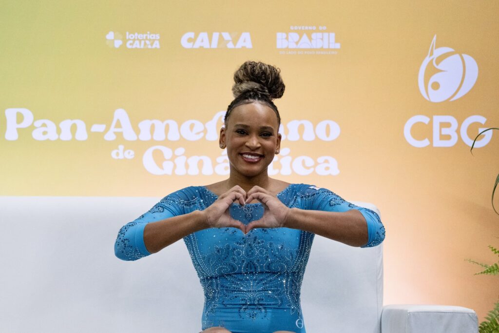 Rebeca Andrade leva o ouro no salto do Pan-Americano do Rio em sua volta às competições