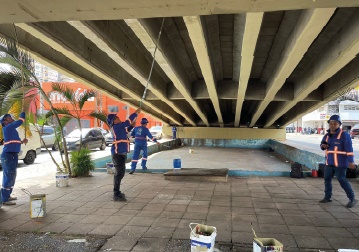 Viaduto da Avenida T-63 vai ganhar jardim de chuva; ideia teve aprovação de goianienses por meio de enquete 