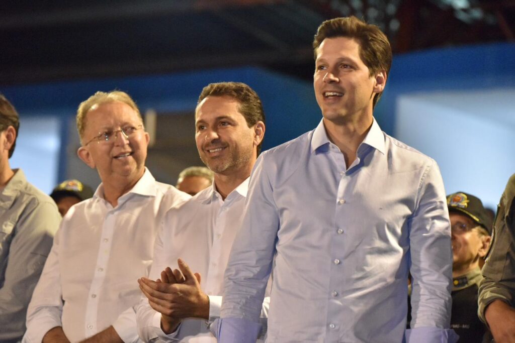 Prefeito Vilela e governador Daniel abrem Jogos Internos dos Colégios Militares em Aparecida de Goiânia