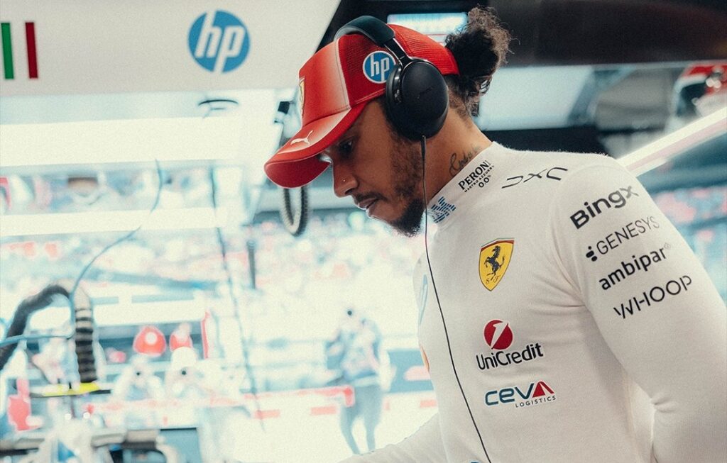 Hamilton lidera dobradinha da Ferrari no 2º treino do GP da Hungria de F-1