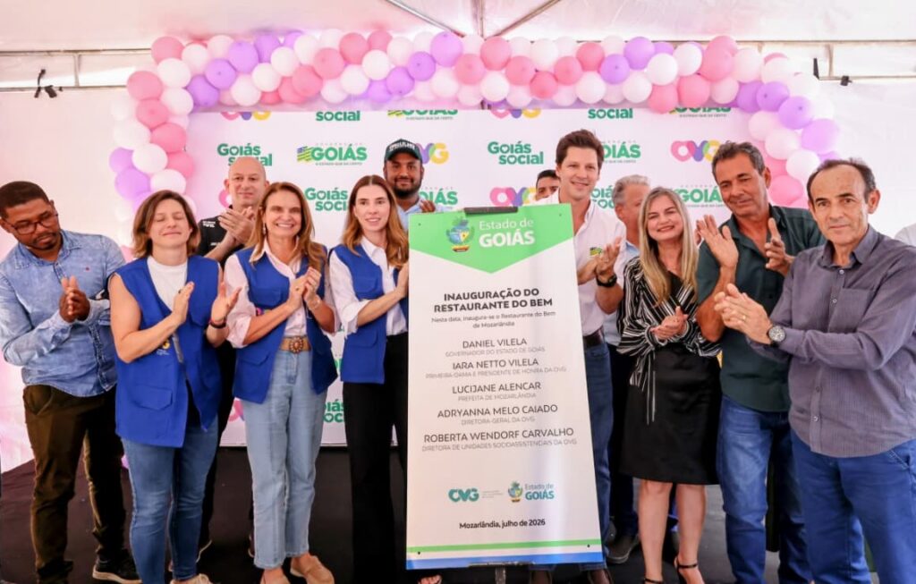 Daniel Vilela inaugura Restaurante do Bem em Mozarlândia