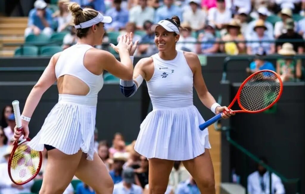 Stefani avança pela 1ª vez à final de duplas femininas de Wimbledon