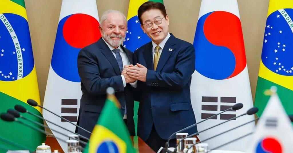 Presidente da Coreia do Sul faz visita ao Brasil para ampliar parceria estratégica