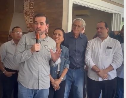 Gustavo Mendanha e Gracinha recebem lideranças de oito cidades do Vale do São Patrício