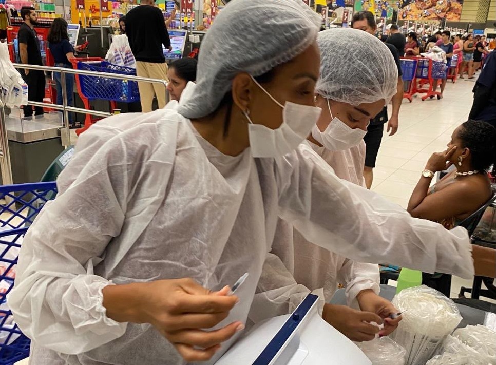 Aparecida de Goiânia terá vacinação noturna em supermercados até 29 de julho