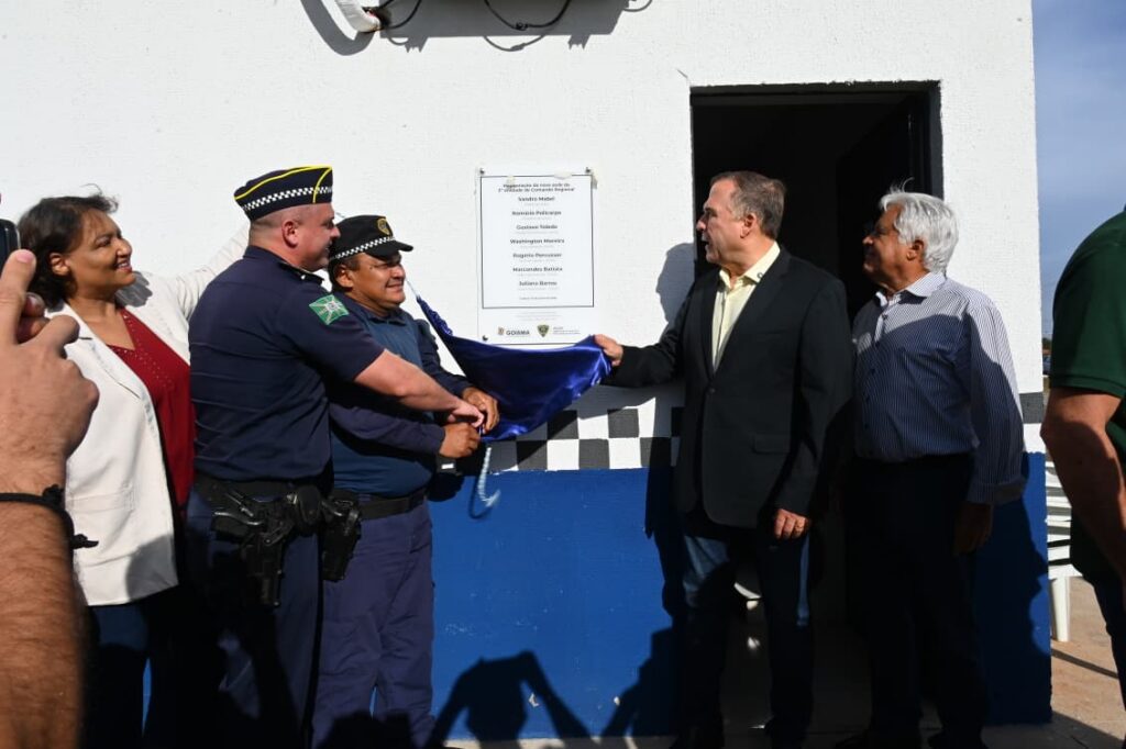 Mabel inaugura nova base da Guarda Civil Metropolitana na região Leste de Goiânia