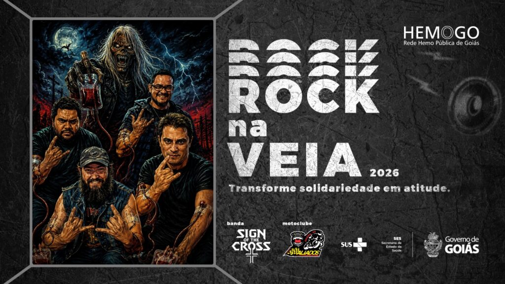 Rock na Veia une música e solidariedade em campanha de doação de sangue em Goiânia