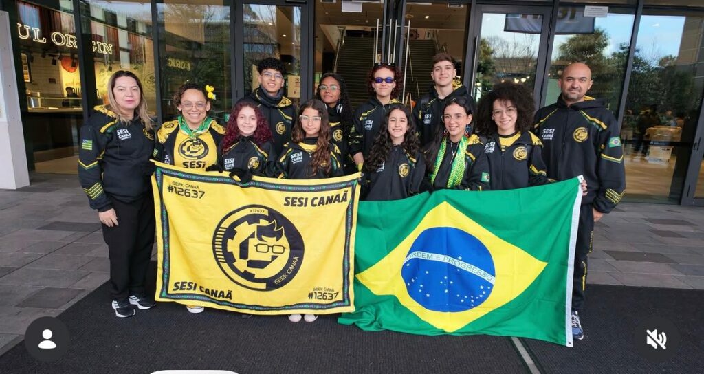 Equipe goiana do Sesi Canaã vence torneio internacional de robótica na Austrália