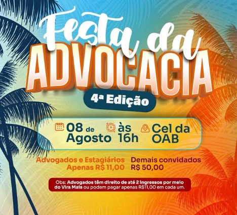 OAB-GO e Casag realizam nova edição da Festa da Advocacia