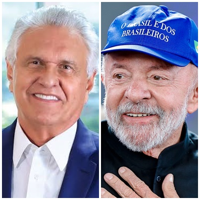 Em pesquisa estimulada, Caiado aparece numericamente à frente de Lula em eventual 2º turno